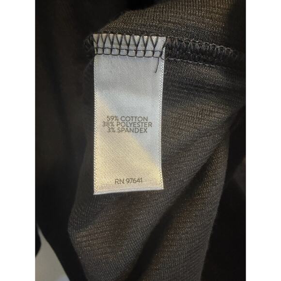 J Jill Pure Jill | Women’s Ribbed Cowl Neck Long Sleeve Shift Dress Black 2X - Picture 4 of 8